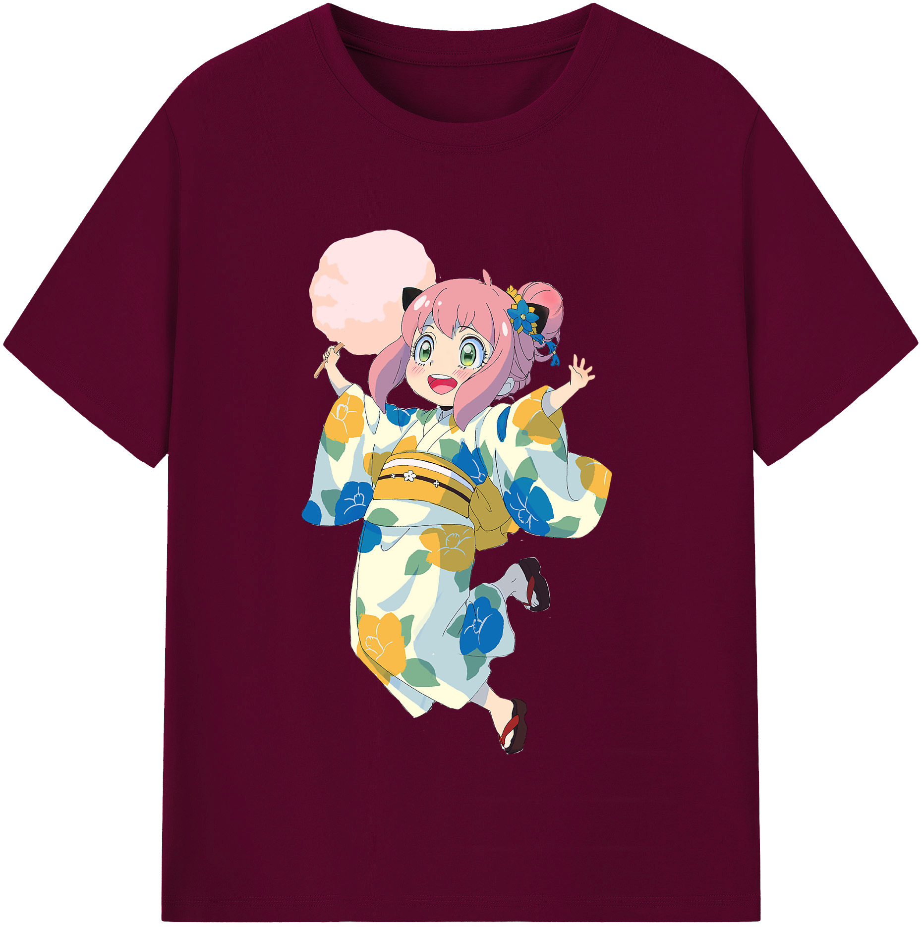 （画像用） SPY×FAMILY间谍家家酒 レディースカジュアルプリントTシャツ（綿100％）